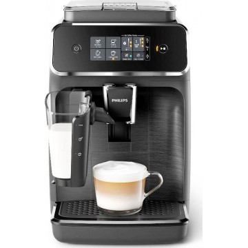 Philips EP2230/10 Series 2200 Αυτόματη Μηχανή Espresso 1500W Πίεσης 15bar για Cappuccino με Μύλο Άλεσης Μαύρη